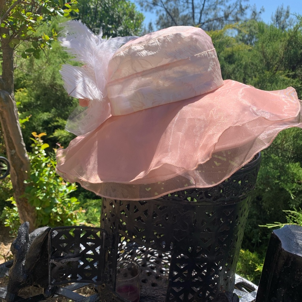 Artisan Pink Floral Women's Hat - Picture 6 of 15